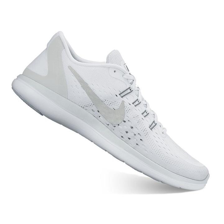 Nike Flex 2017 Rn Women's Running Shoes, Size: 9, White