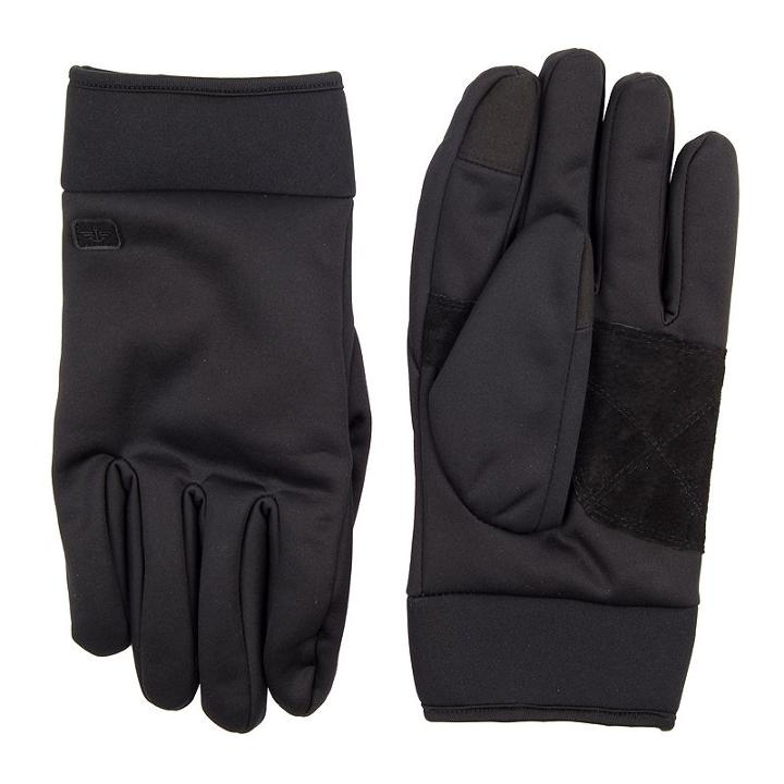 Men's Dockers Intelitouch Stretch Touchscreen Gloves, Size: Large, Black