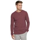 Men's Sonoma Goods For Life&trade; Slim-fit Supersoft Thermal Raglan Tee, Size: Large, Dark Red