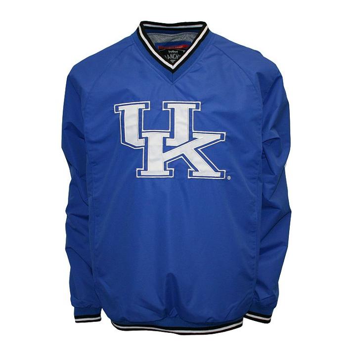 Men's Franchise Club Kentucky Wildcats Elite Windshell Jacket, Size: Small, Blue