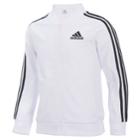 Girls 4-6x Adidas Tricot Track Jacket, Size: 6, White
