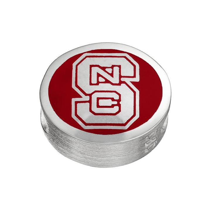 Fiora Sterling Silver North Carolina State Wolfpack Bead, Women's, Multicolor