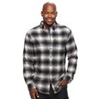 Men's Croft & Barrow&reg; True Comfort Plaid Classic-fit Flannel Button-down Shirt, Size: Large, White Oth