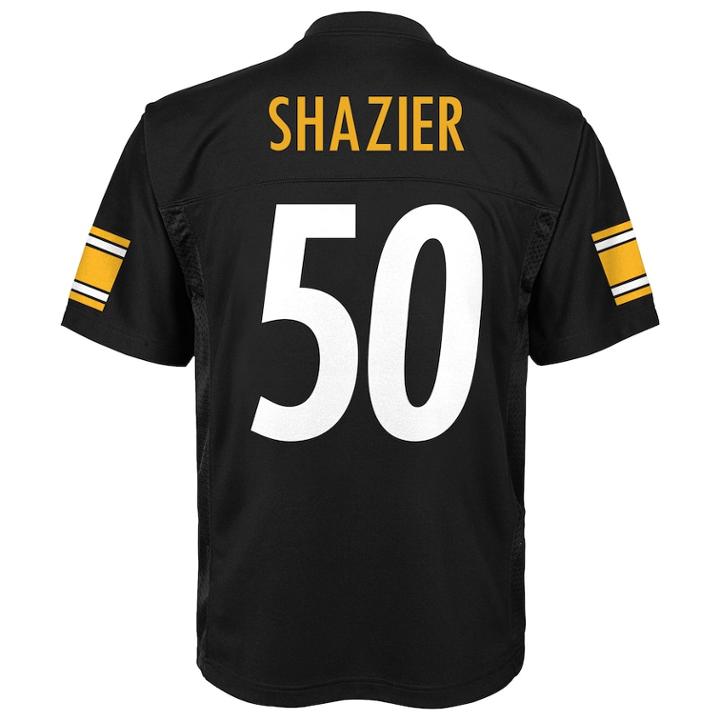 Boys 8-20 Pittsburgh Steelers Ryan Shazier Mid-tier Jersey, Size: L 14-16, Black Shazier
