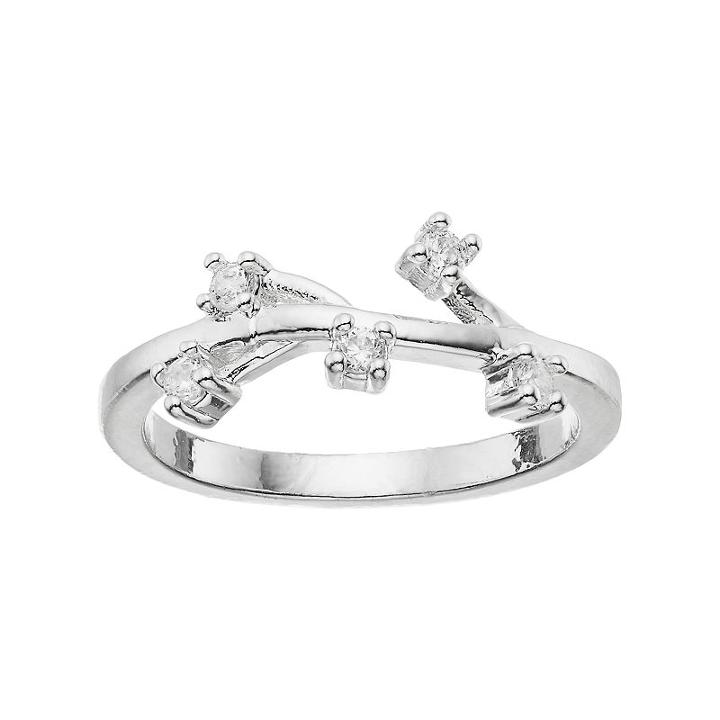 Lc Lauren Conrad Branch Midi Ring, Women's, Size: 3.50, Silver