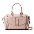 Apt. 9&reg; Olivia Double Zip Barrel Bag, Women's, Light Pink