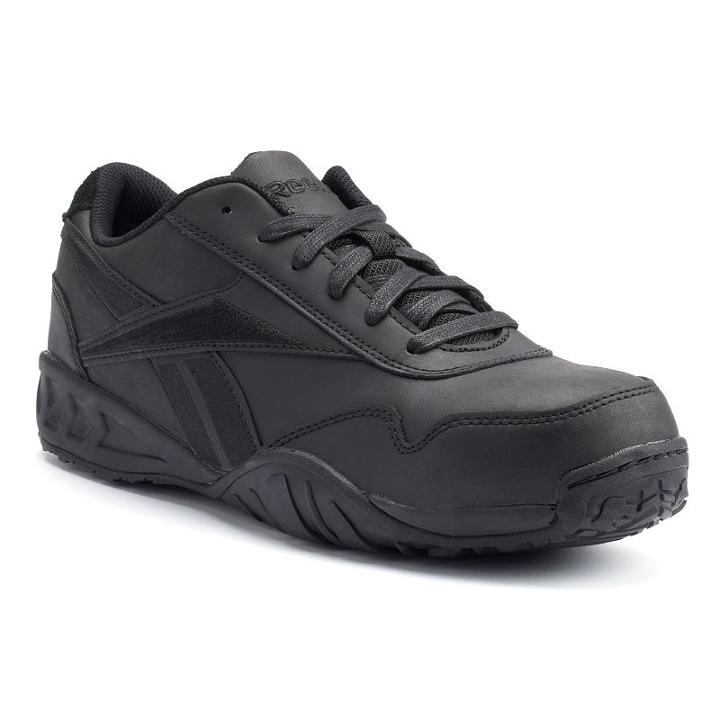 Reebok Work Bema Men's Composite-toe Shoes, Size: 12 Wide, Black