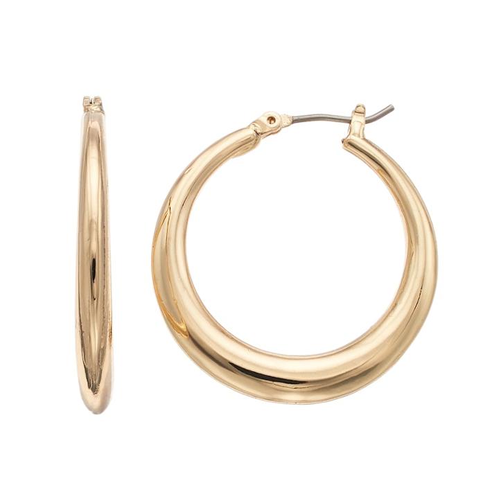 Napier Graduated Hoop Earrings, Women's, Gold