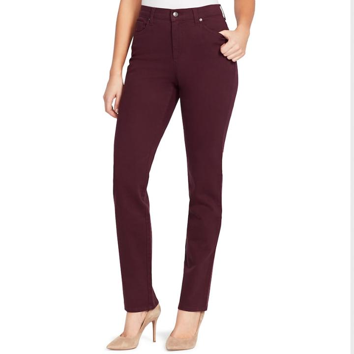Petite Gloria Vanderbilt Amanda Classic Tapered Jeans, Women's, Size: 4p-short, Med Purple