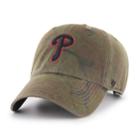 Men's '47 Brand Philadelphia Phillies Sector Clean Up Hat, Brown