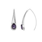 Dana Buchman Purple Threader Earrings, Women's