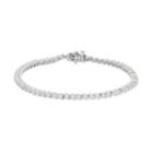10k White Gold 5 Carat T.w. Diamond Tennis Bracelet, Women's