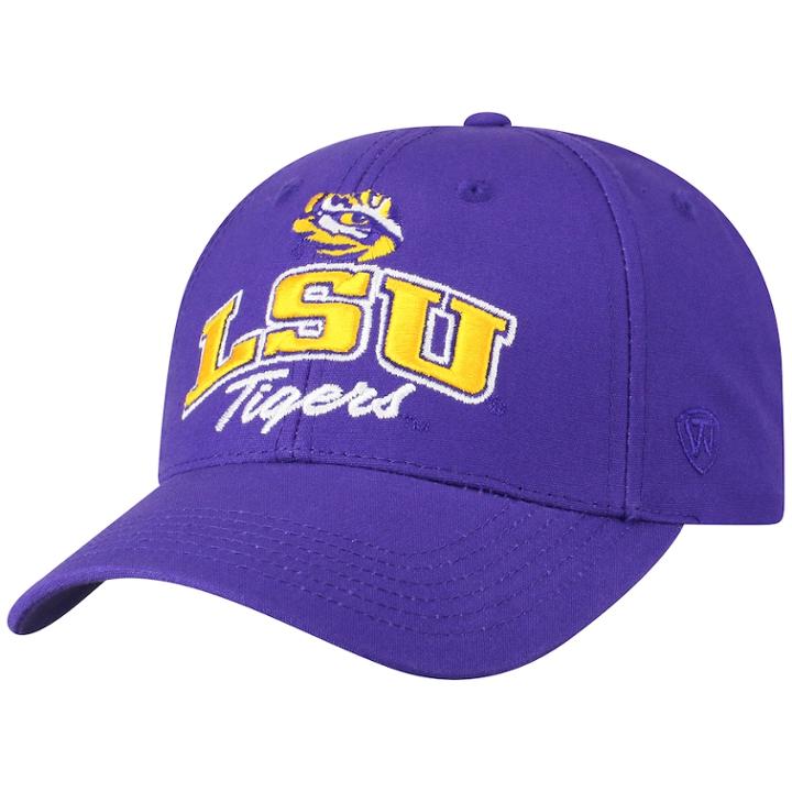 Adult Top Of The World Lsu Tigers Advisor Adjustable Cap, Men's, Med Purple