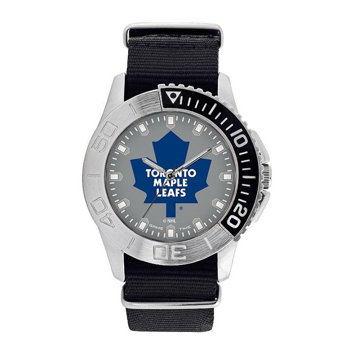 Men's Game Time Toronto Maple Leafs Starter Watch, Black
