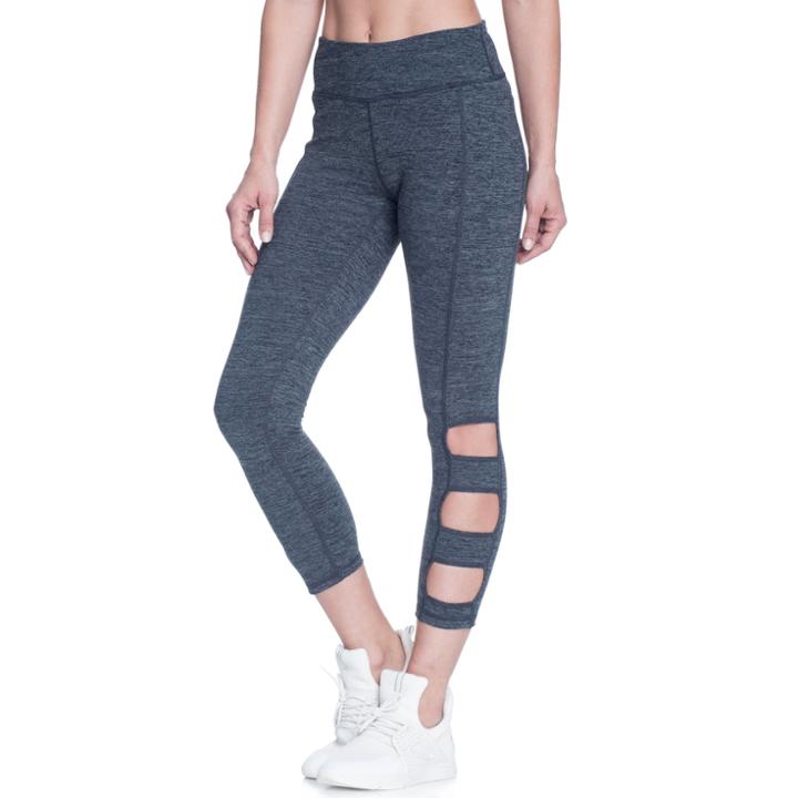 Women's Gaiam Willa Wide Strap Capri Leggings, Size: Xs, White Oth