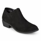 Journee Collection Sun Women's Ankle Booties, Girl's, Size: 7.5, Black
