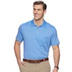 Men's Van Heusen Flex Classic-fit Jacquard Striped Polo, Size: Large, Light Blue
