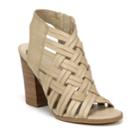 Fergalicious Vibe Women's High Heel Sandals, Size: Medium (9.5), Beig/green (beig/khaki)