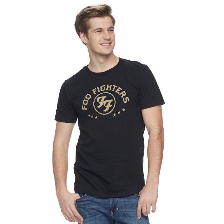 Men's Foo Fighters Tee, Size: Xl, Black