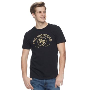 Men's Foo Fighters Tee, Size: Xl, Black