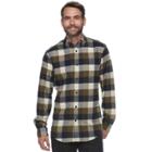 Big & Tall Croft & Barrow&reg; True Comfort Plaid Classic-fit Flannel Button-down Shirt, Men's, Size: 3xl Tall, Green