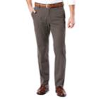Men's Dockers&reg; Stretch Easy Khaki D2 Straight-fit Flat-front Pants, Size: 38x29, Dark Grey