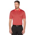 Men's Grand Slam Off Course Championship Striped Golf Polo, Size: Small, Light Pink