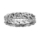 Stacks And Stones Sterling Silver Intertwined Heart Stack Ring, Women's, Size: 7, Grey
