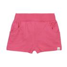 Baby Girl Burt's Bees Baby Organic French Terry Shorts, Size: 24 Months, Med Pink