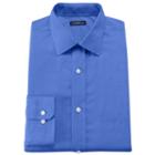 Big & Tall Croft & Barrow&reg; Checked No-iron Spread-collar Dress Shirt, Men's, Size: 16 36/7t, Blue