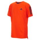 Boys 4-7x Adidas Climalite Mesh Back Training Tee, Size: 5, Drk Orange