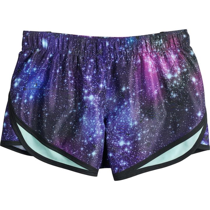 Girls 7-16 So&reg; Woven Running Shorts, Size: 12, Brt Blue