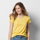Women's Sonoma Goods For Life&trade; Essential Print Tee, Size: Medium, Med Yellow