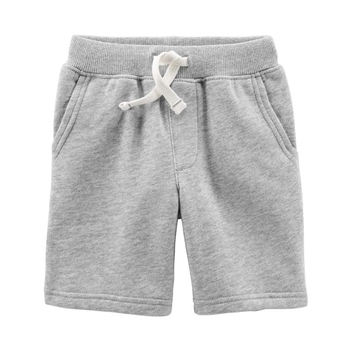 Boys 4-8 Carter's Knit Shorts, Size: 8, Light Grey