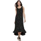 Petite Apt. 9&reg; Ruffle High-low Maxi Dress, Women's, Size: M Petite, Black