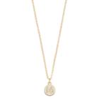 Lc Lauren Conrad Monogram Number Pendant Necklace, Women's, Gold
