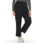 Plus Size Cathy Daniels Pull-on Yoga Pants, Women's, Size: 2xl, Black