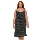 Plus Size Apt. 9&reg; Strappy Back Midi Tank Dress, Women's, Size: 3xl, Oxford