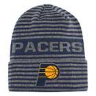 Men's Adidas Indiana Pacers Striped Beanie, Multicolor