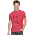 Men's Spider-man Sketch Tee, Size: Large, Red