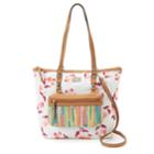 Rosetti Lizzy Printed Tote & Removable Bag, Women's, White