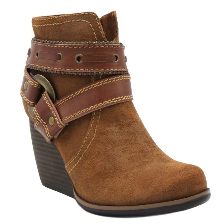 Sugar Hums Women's Ankle Boots, Size: 6.5, Brown