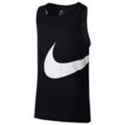 Nike, Boys 8-20 Swoosh Tank, Boy's, Size: Small, Grey (charcoal)