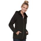 Women's Zeroxposur Britney Soft Shell Hooded Jacket, Size: Xl, Black