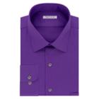 Men's Van Heusen Regular-fit Lux Sateen Dress Shirt, Size: 17-34/35, Purple Oth