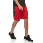 Men's Tek Gear&reg; Laser-cut Basketball Shorts, Size: Xxl, Red Other