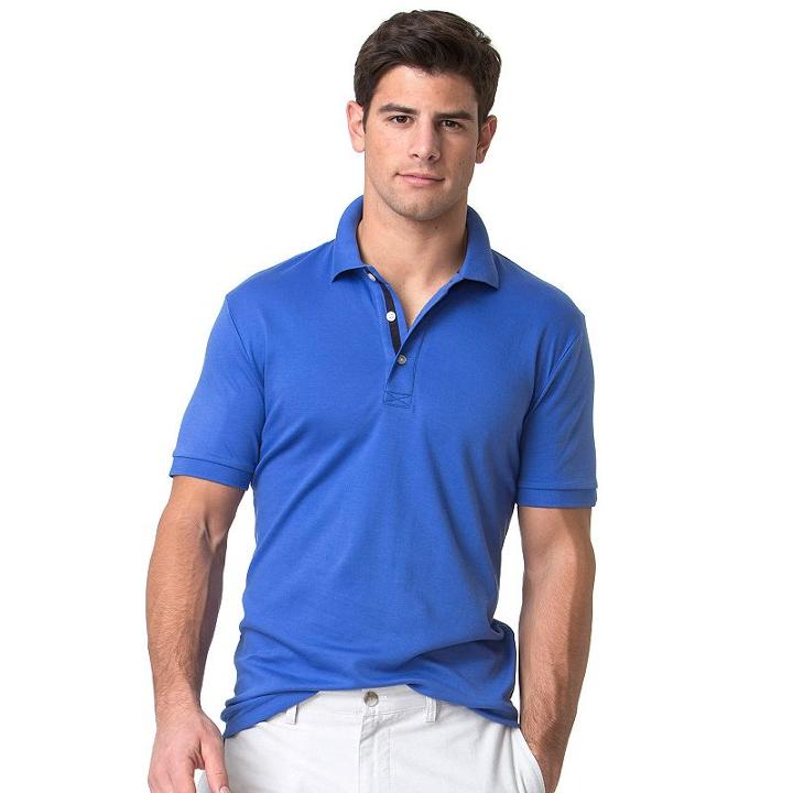 Men's Chaps Soft Touch Polo, Size: Large, Blue