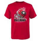 Boys 8-20 Georgia Bulldogs Helmet Tee, Boy's, Size: L(14/16), Red