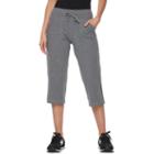 Women's Tek Gear&reg; Dry Tek Straight Leg Capris, Size: Xs, Med Grey