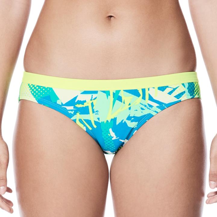 Women's Nike Performance Sport Graphic Bikini Bottoms, Size: Small, Green